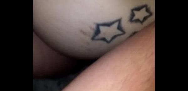  Cumshot onto teen hookerdope whores tatted plump little ass